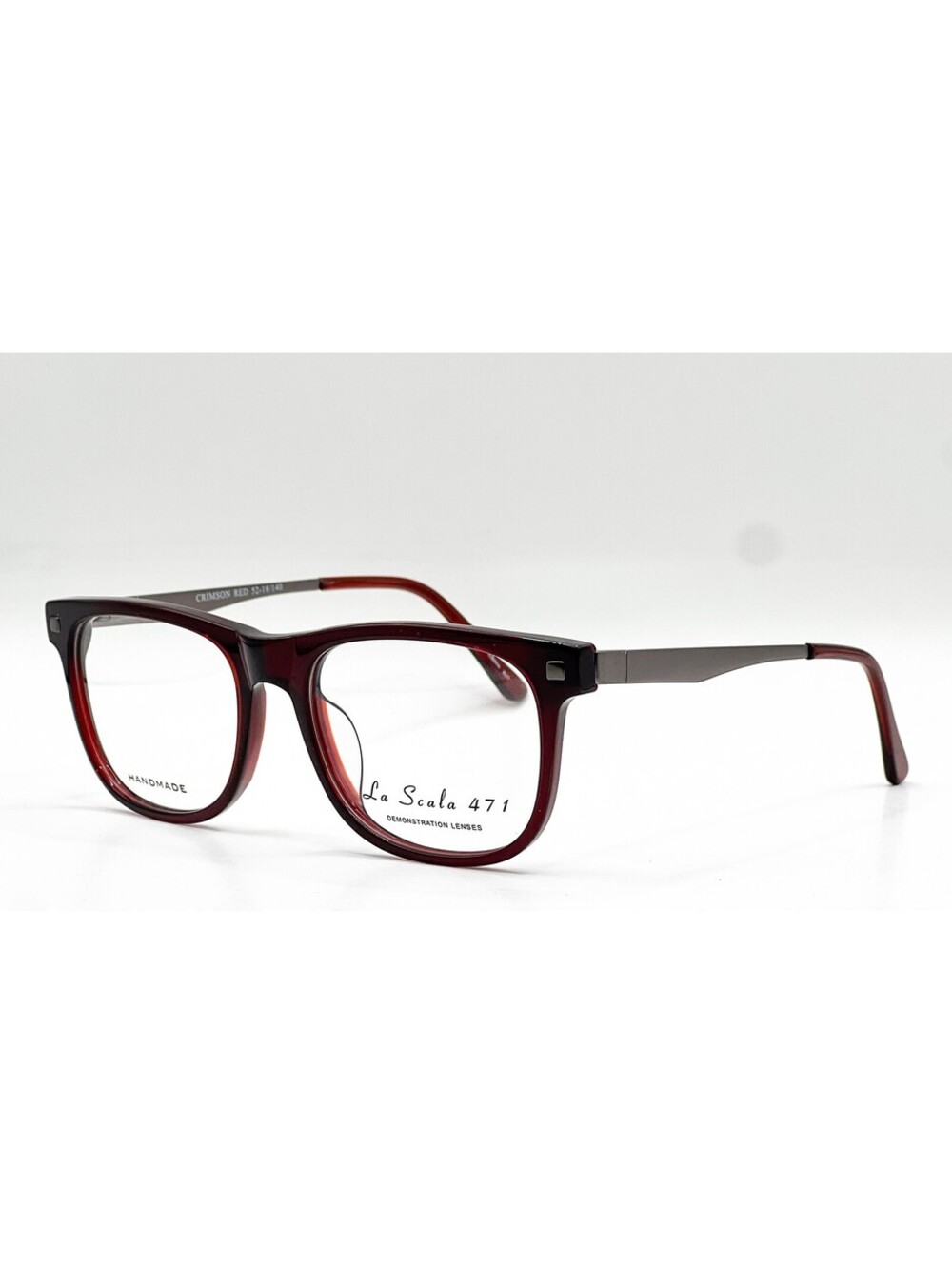La Scala 471 Crimson Red Authentic Eyeglasses 52-18-140